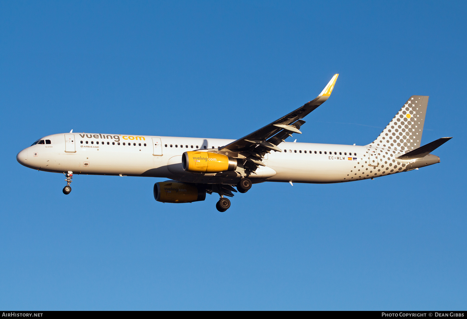Aircraft Photo of EC-MLM | Airbus A321-231 | Vueling Airlines | AirHistory.net #54298