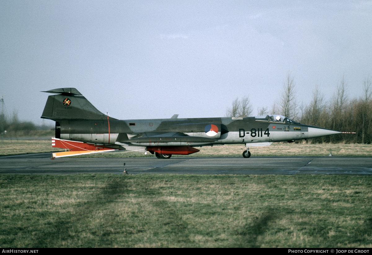 Aircraft Photo of D-8114 | Lockheed F-104G Starfighter | Netherlands - Air Force | AirHistory.net #54311