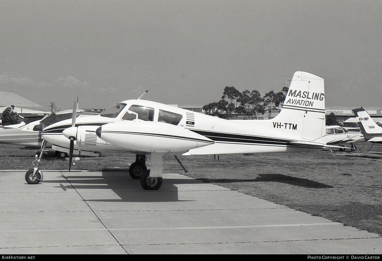 Aircraft Photo of VH-TTM | Cessna 310B | Masling Aviation | AirHistory.net #54312