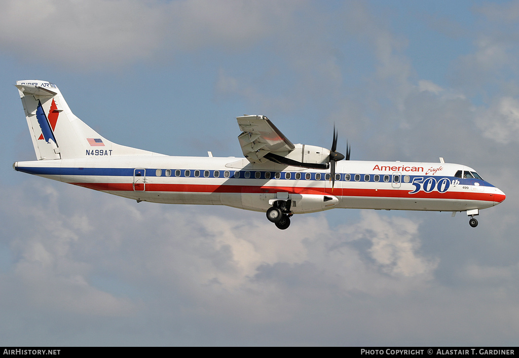 Aircraft Photo of N499AT | ATR ATR-72-500 (ATR-72-212A) | American Eagle | AirHistory.net #54319