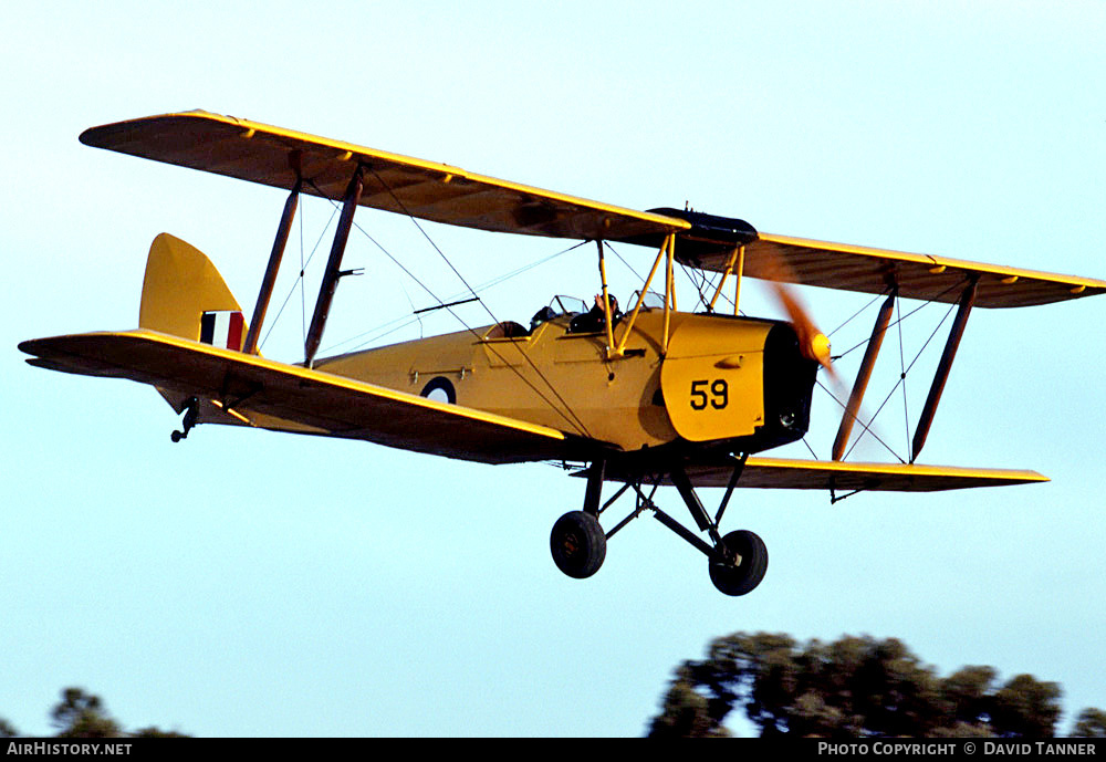 Aircraft Photo of VH-TMK | De Havilland D.H. 82A Tiger Moth | Australia - Air Force | AirHistory.net #54335