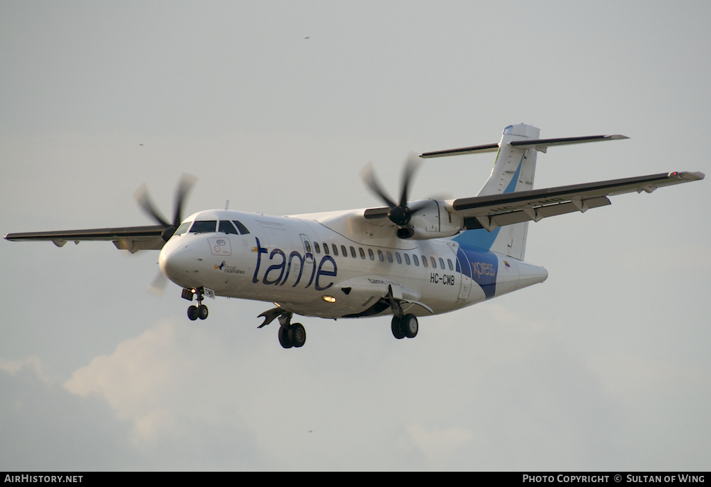 Aircraft Photo of HC-CMB | ATR ATR-42-500 | TAME Xpress | AirHistory.net #54391