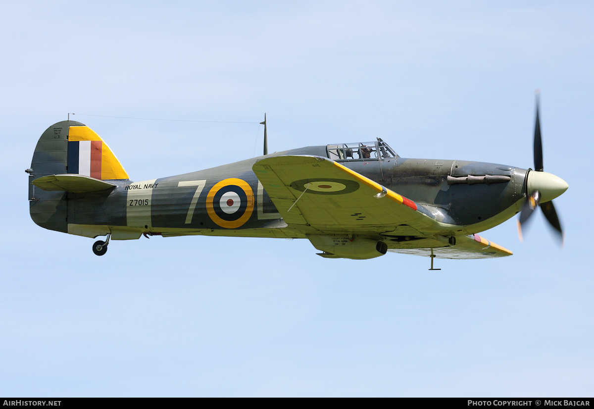 Aircraft Photo of G-BKTH / Z7015 | Hawker Sea Hurricane Mk1B | UK - Navy | AirHistory.net #54426