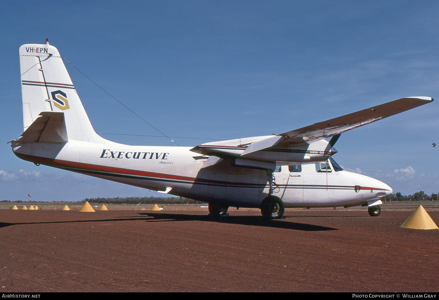 Aircraft Photo of VH-EPN | Aero Commander 500S Shrike Commander | Executive Airlines | AirHistory.net #54444