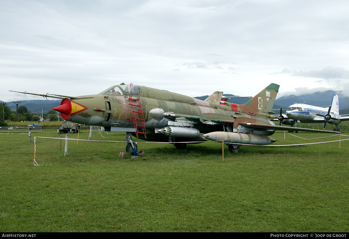 Aircraft Photo of 2220 | Sukhoi Su-22M4 | Slovakia - Air Force | AirHistory.net #54452