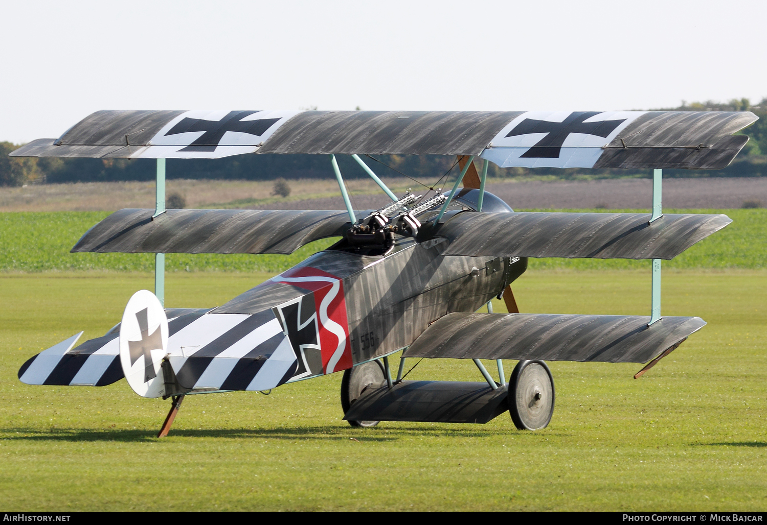 Aircraft Photo of G-CFHY / 556/17 | Fokker Dr.1 (replica) | Germany - Air Force | AirHistory.net #54460