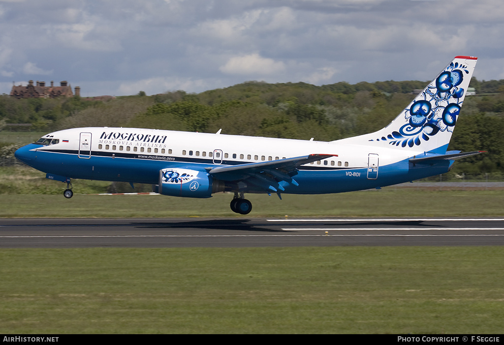Aircraft Photo of VQ-BDI | Boeing 737-73A | Moskovia Airlines | AirHistory.net #54467