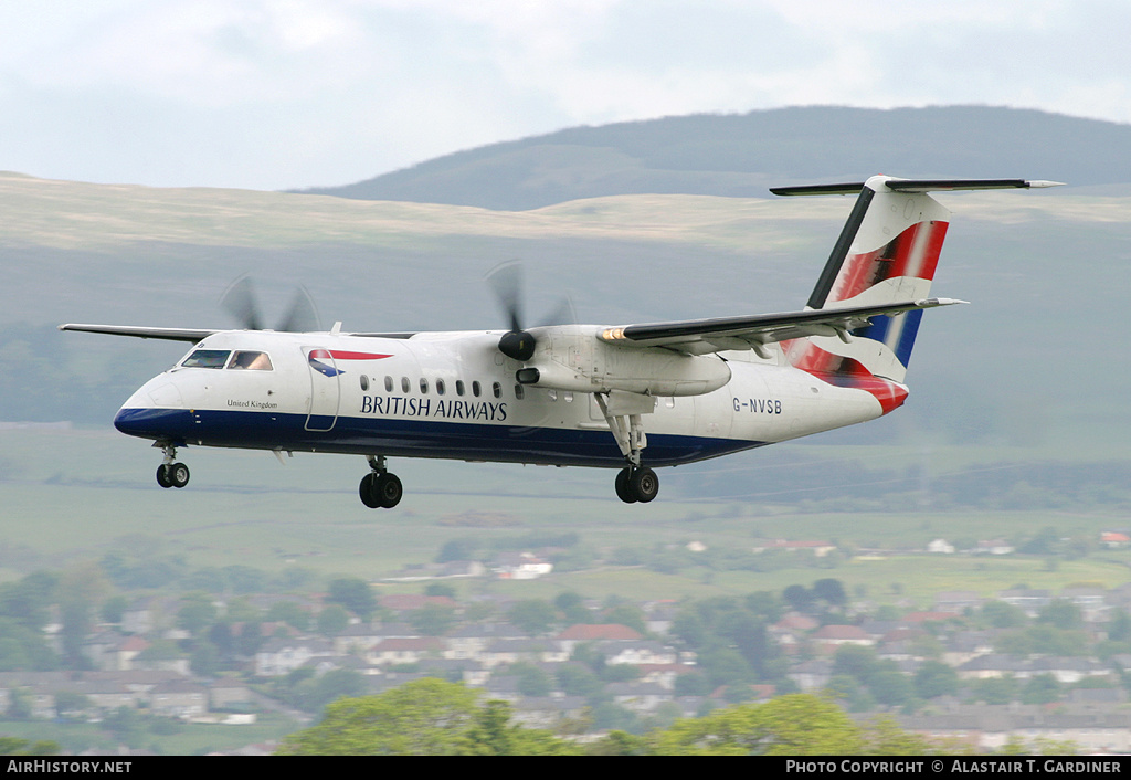 Aircraft Photo of G-NVSB | Bombardier DHC-8-311Q Dash 8 | British Airways | AirHistory.net #54472