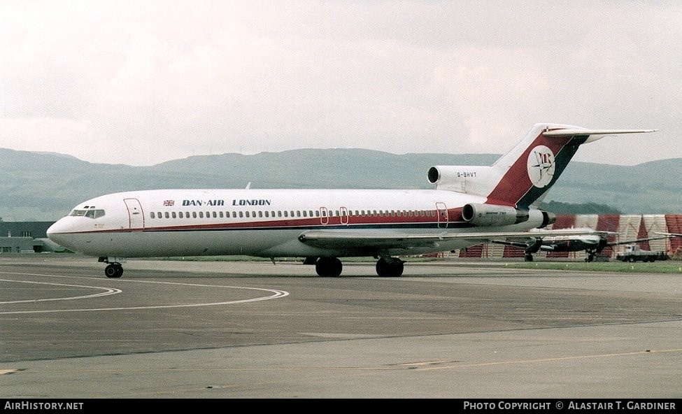 Aircraft Photo of G-BHVT | Boeing 727-212/Adv | Dan-Air London | AirHistory.net #54484