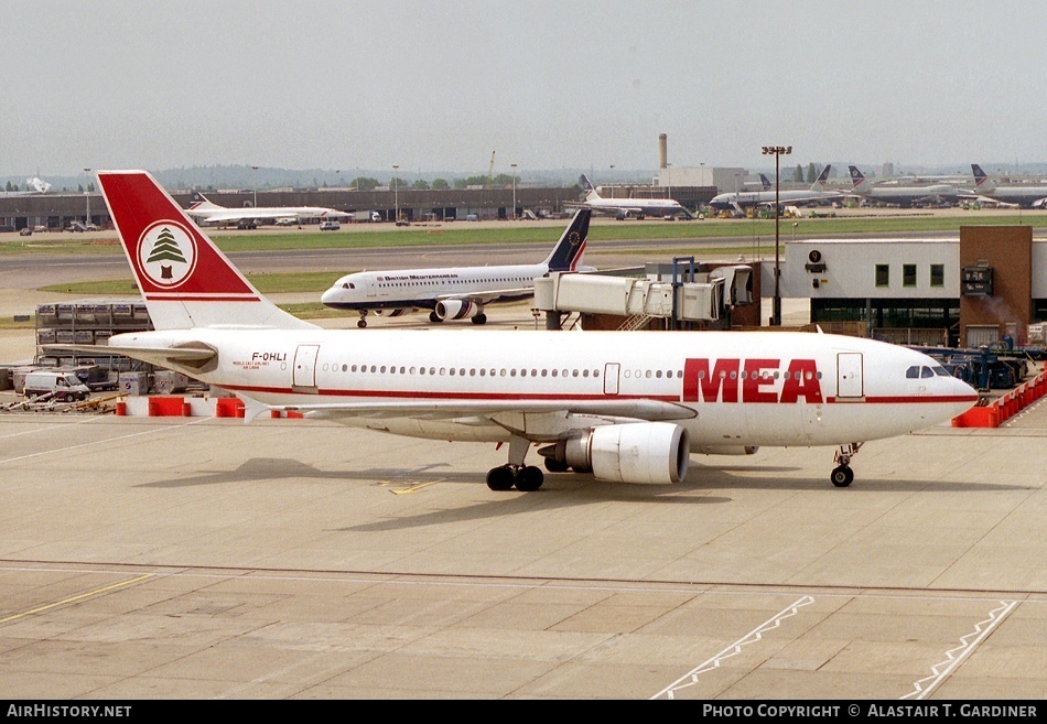 Aircraft Photo of F-OHLI | Airbus A310-304 | MEA - Middle East Airlines | AirHistory.net #54485