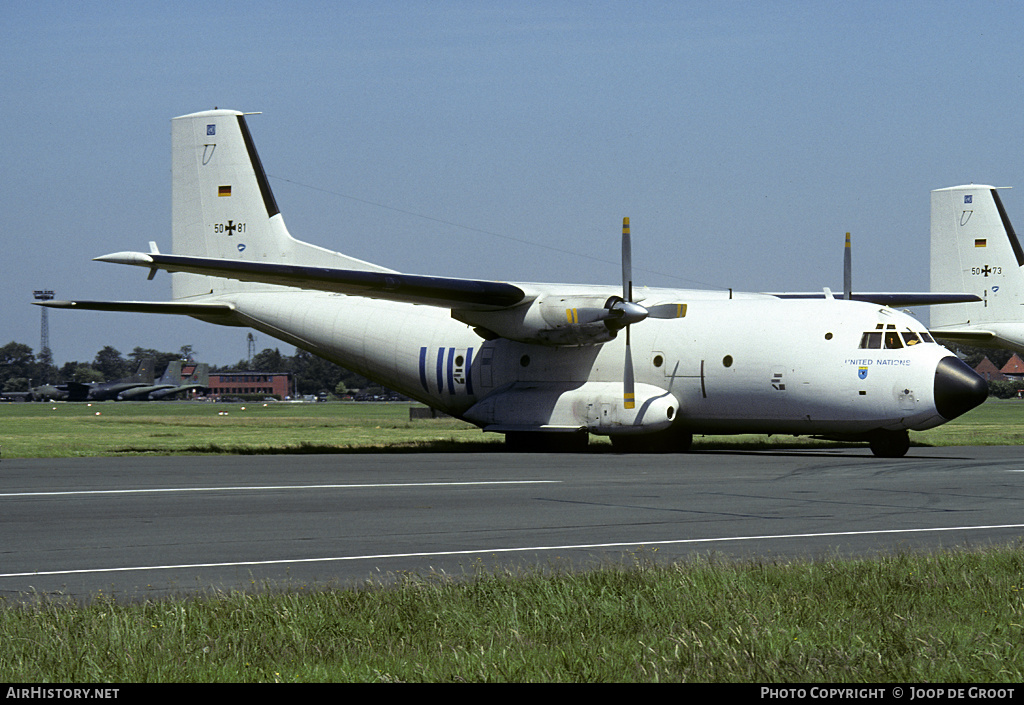 Aircraft Photo of 5081 | Transall C-160D | Germany - Air Force | AirHistory.net #54516