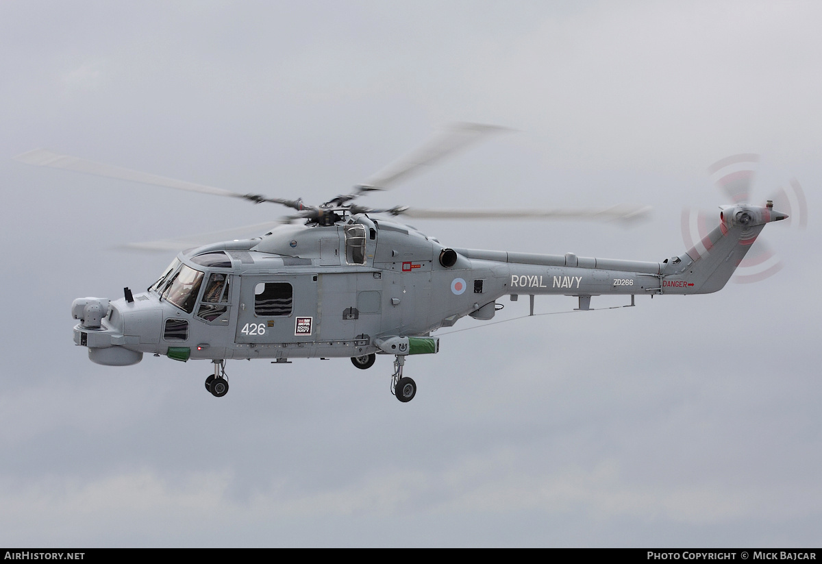 Aircraft Photo of ZD266 | Westland WG-13 Lynx HMA8 | UK - Navy | AirHistory.net #54518