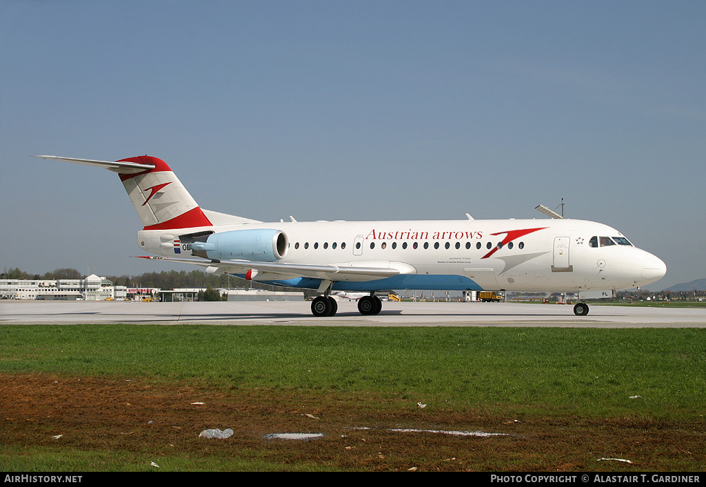 Aircraft Photo of OE-LFL | Fokker 70 (F28-0070) | Austrian Arrows | AirHistory.net #54548