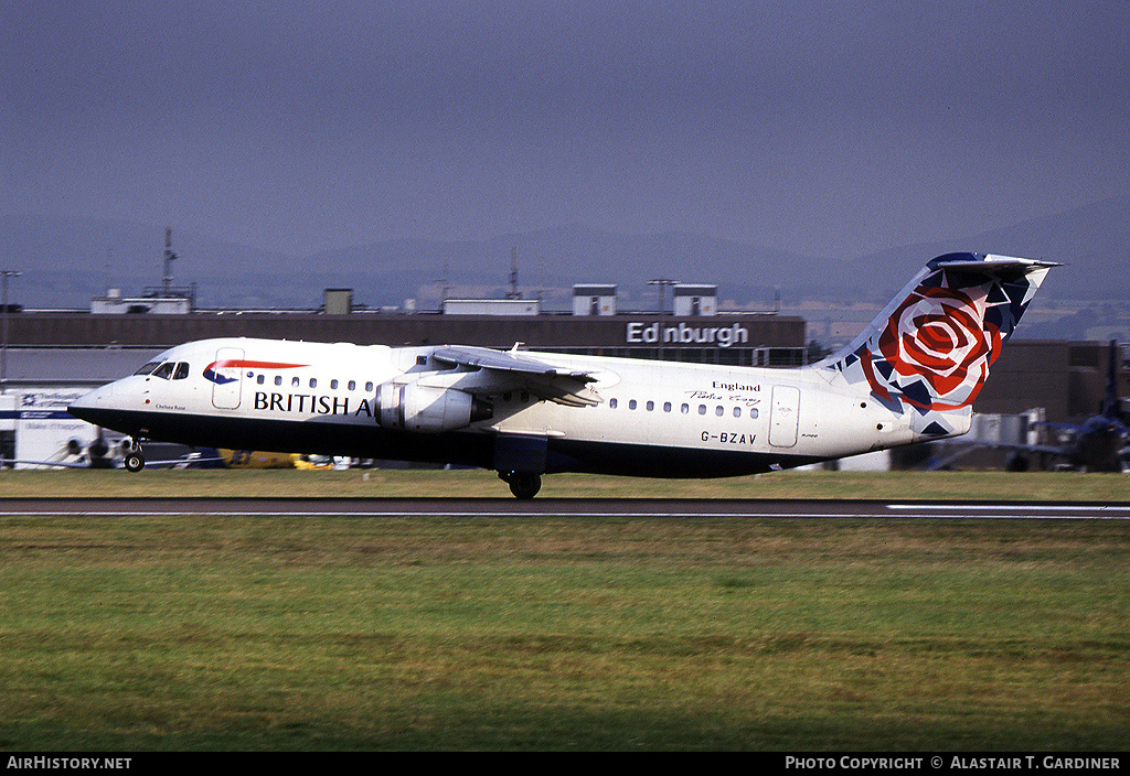 Aircraft Photo of G-BZAV | British Aerospace Avro 146-RJ100 | British Airways | AirHistory.net #54571