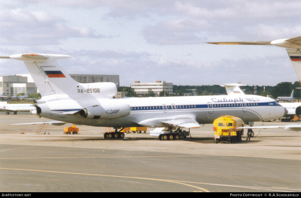 Aircraft Photo of RA-85106 | Tupolev Tu-154B-2 | Sibir - Siberia Airlines | AirHistory.net #54573