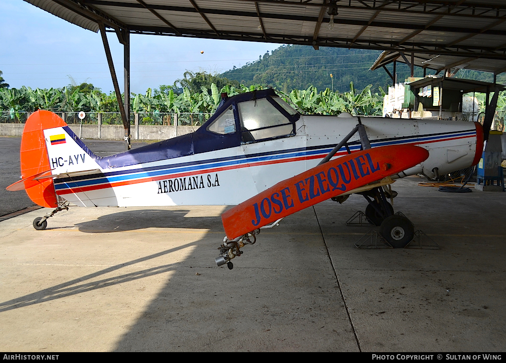 Aircraft Photo of HC-AYV | Piper PA-25-235 Pawnee C | AeroMana | AirHistory.net #54583