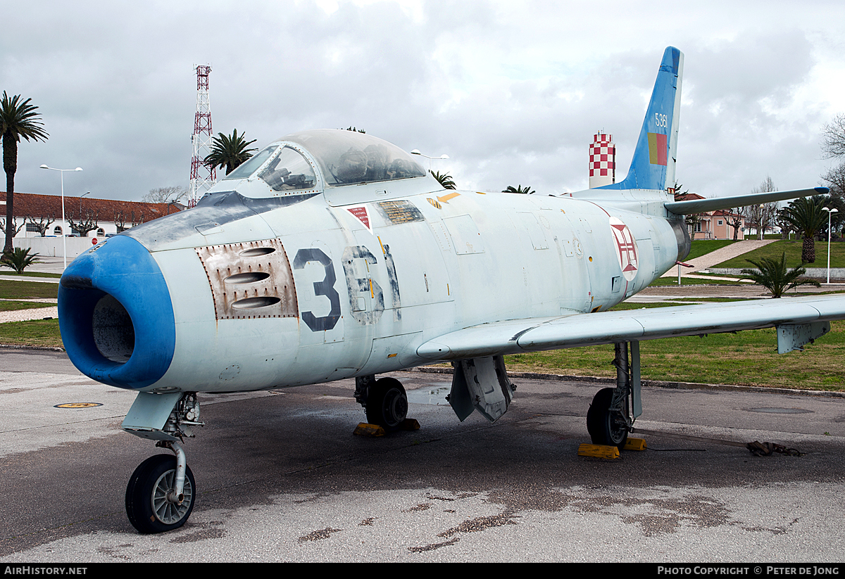 Aircraft Photo of 5361 | North American F-86F Sabre | Portugal - Air Force | AirHistory.net #54590