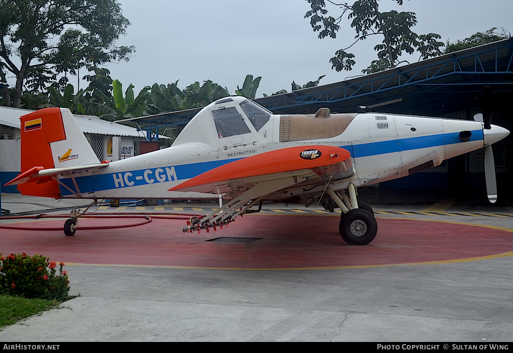 Aircraft Photo of HC-CGM | Thrush S2R-T34 Thrush 510P | Fumipalma | AirHistory.net #54608