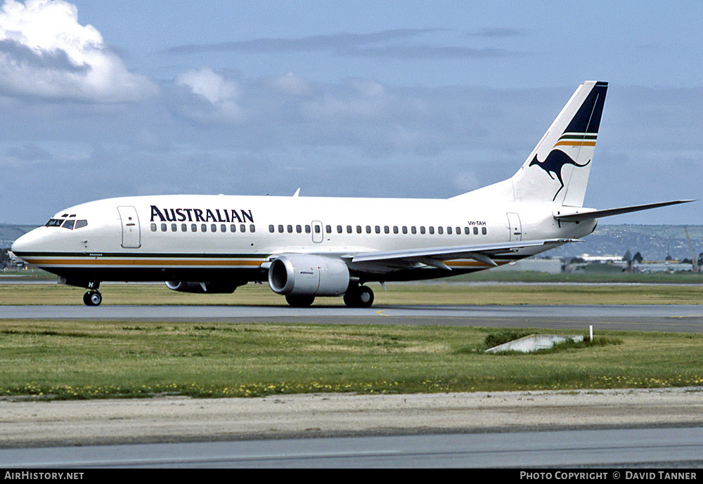 Aircraft Photo of VH-TAH | Boeing 737-376 | Australian Airlines | AirHistory.net #54612
