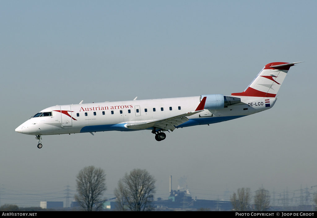 Aircraft Photo of OE-LCO | Bombardier CRJ-200LR (CL-600-2B19) | Austrian Arrows | AirHistory.net #54619