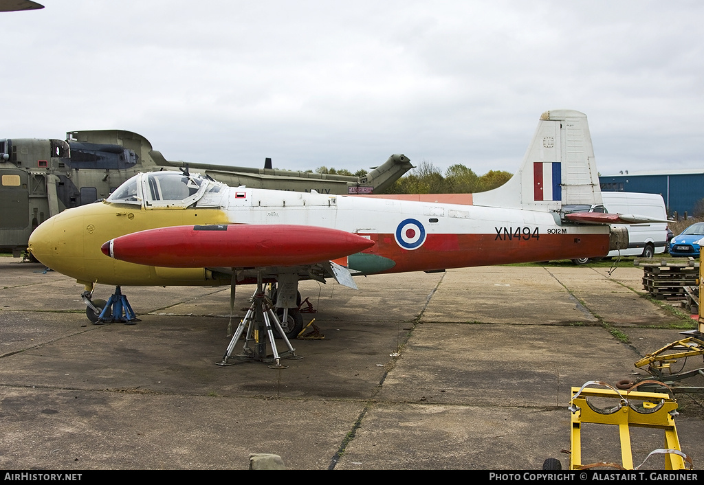 Aircraft Photo of XN494 / 9012M | Hunting P.84 Jet Provost T3A | UK - Air Force | AirHistory.net #54652
