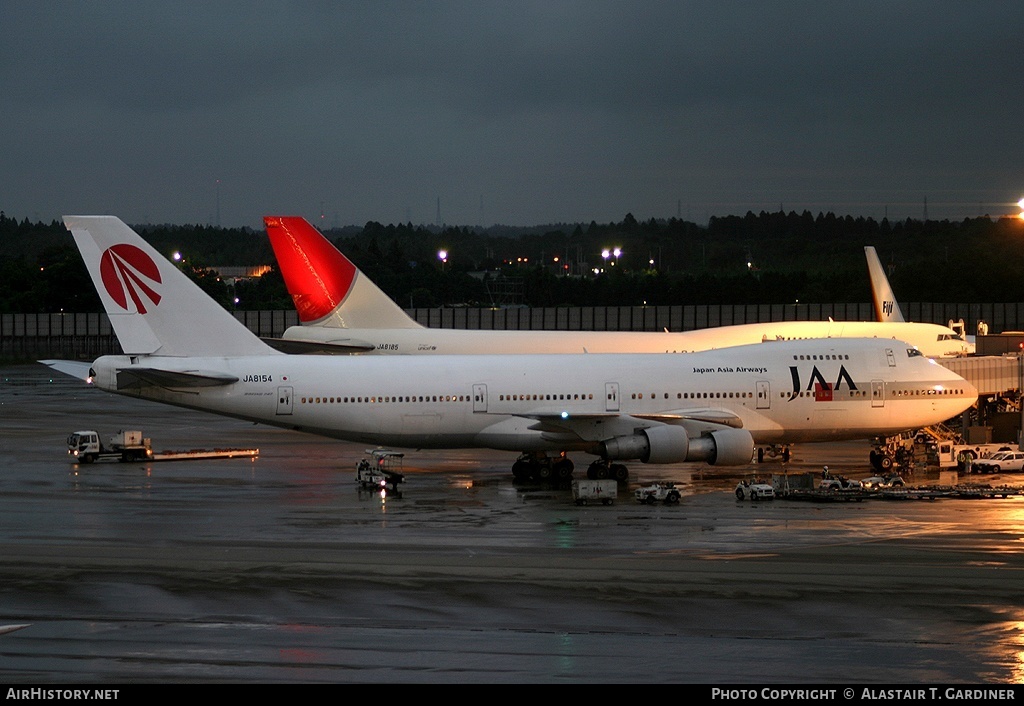 Aircraft Photo of JA8154 | Boeing 747-246B | Japan Asia Airways - JAA | AirHistory.net #54668