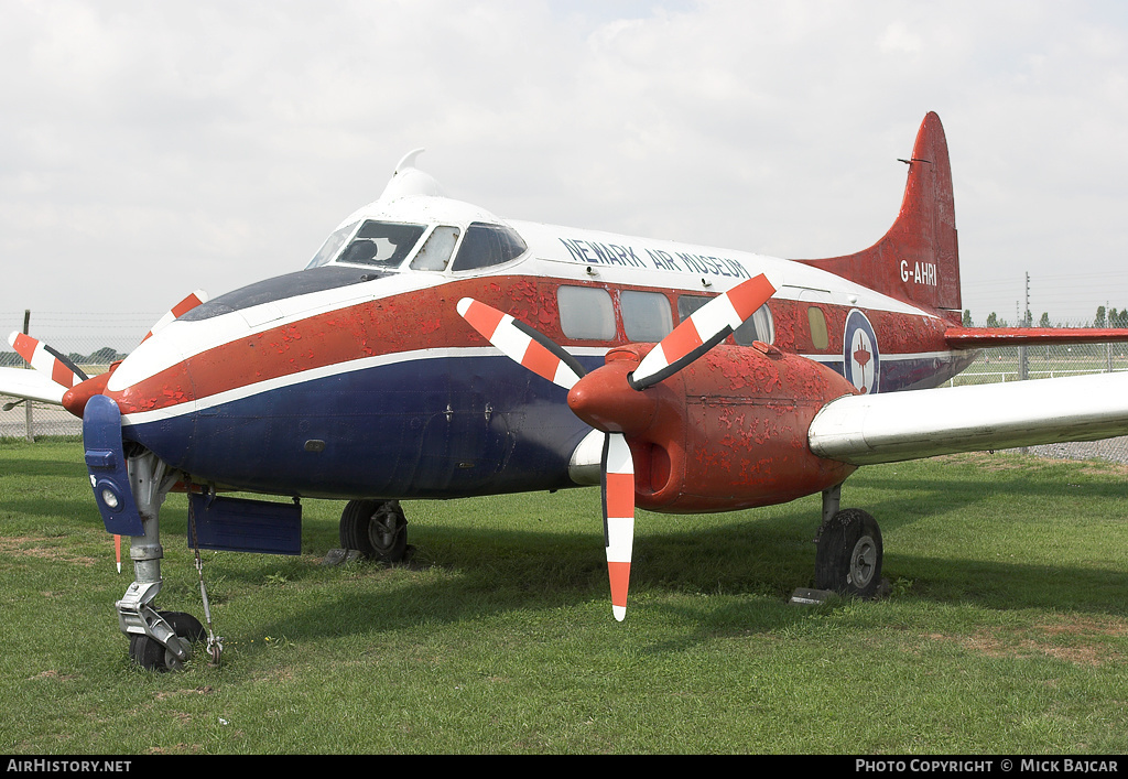 Aircraft Photo of G-AHRI | De Havilland D.H. 104 Dove 1B | Newark Air Museum | AirHistory.net #54675