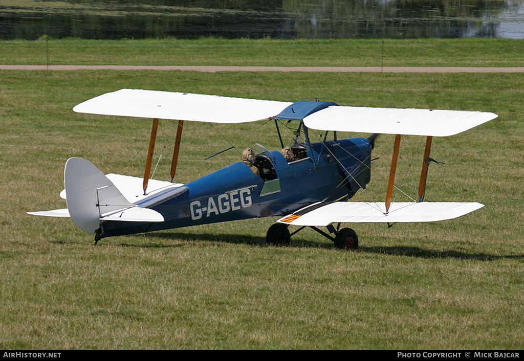 Aircraft Photo of G-AGEG | De Havilland DH.82A Tiger Moth II | AirHistory.net