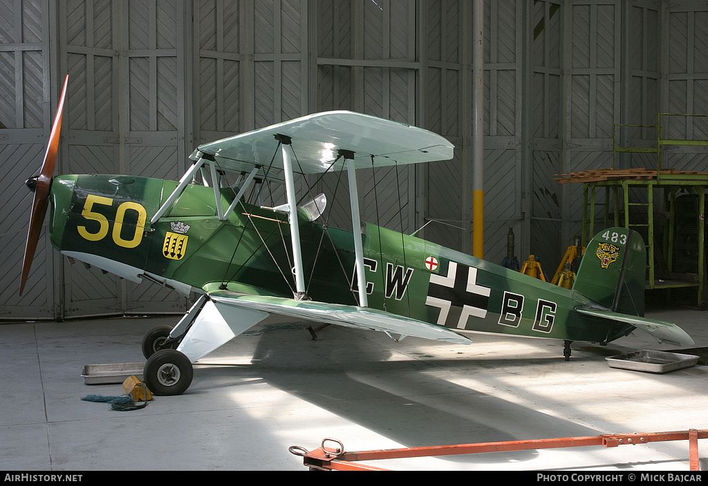 Aircraft Photo of G-BXBD / CW-BG | CASA 1.131E Jungmann | Germany - Air Force | AirHistory.net #54697