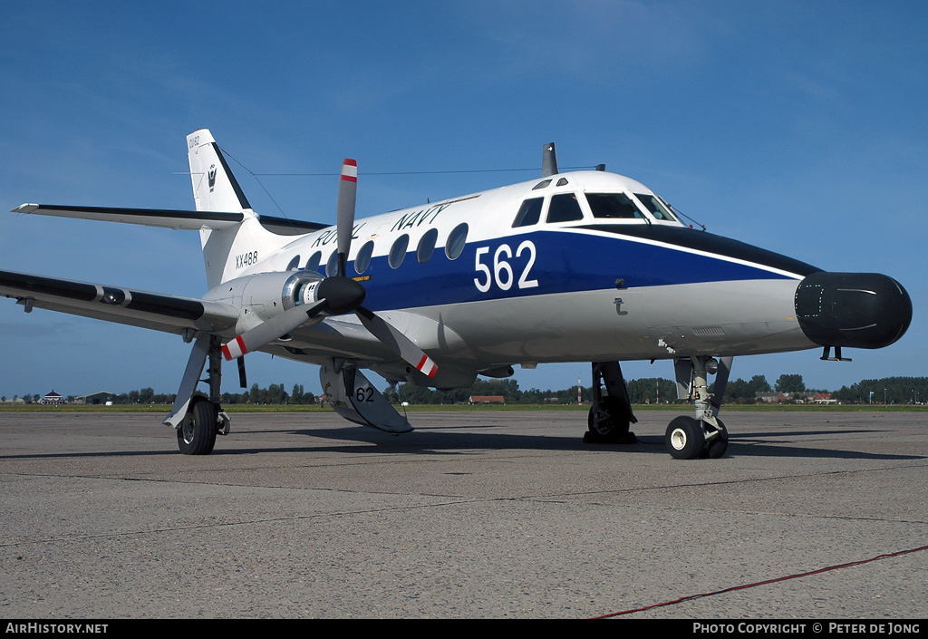 Aircraft Photo of XX488 | Scottish Aviation HP-137 Jetstream T2 | UK - Navy | AirHistory.net #54700