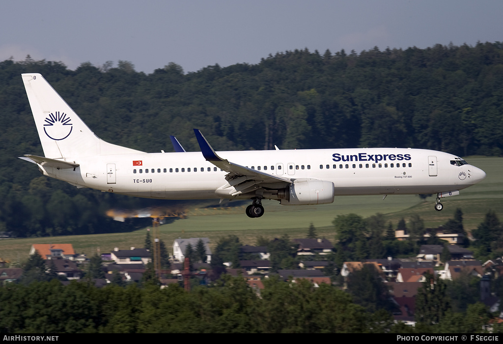 Aircraft Photo of TC-SUD | Boeing 737-86N | SunExpress | AirHistory.net #54708