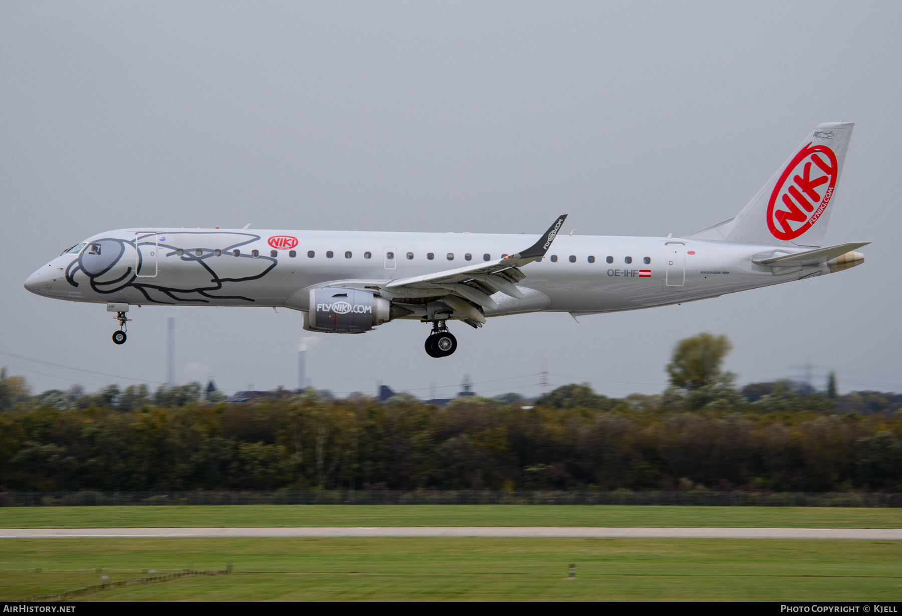 Aircraft Photo of OE-IHF | Embraer 190LR (ERJ-190-100LR) | Niki | AirHistory.net #54716