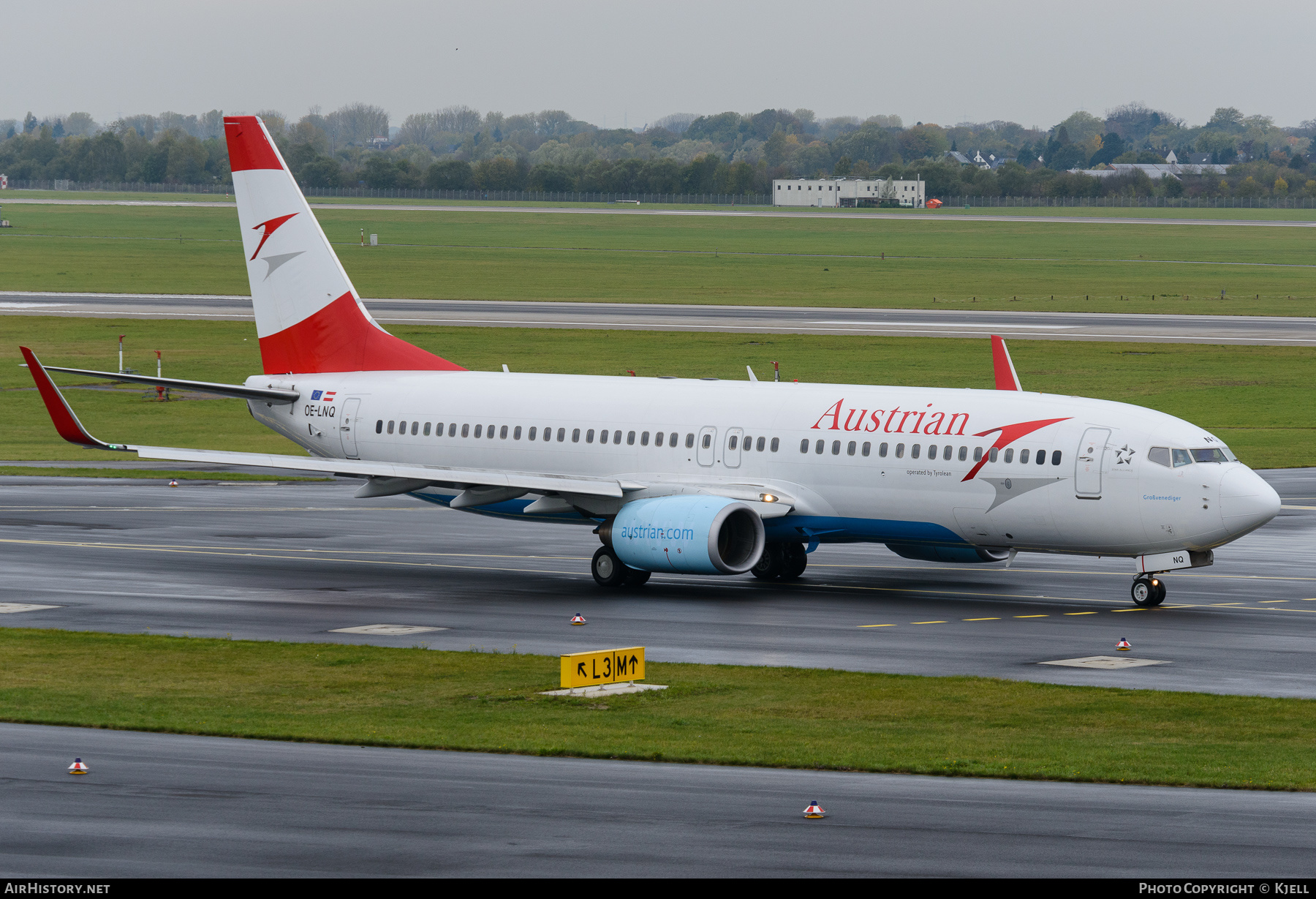 Aircraft Photo of OE-LNQ | Boeing 737-8Z9 | Austrian Airlines | AirHistory.net #54717