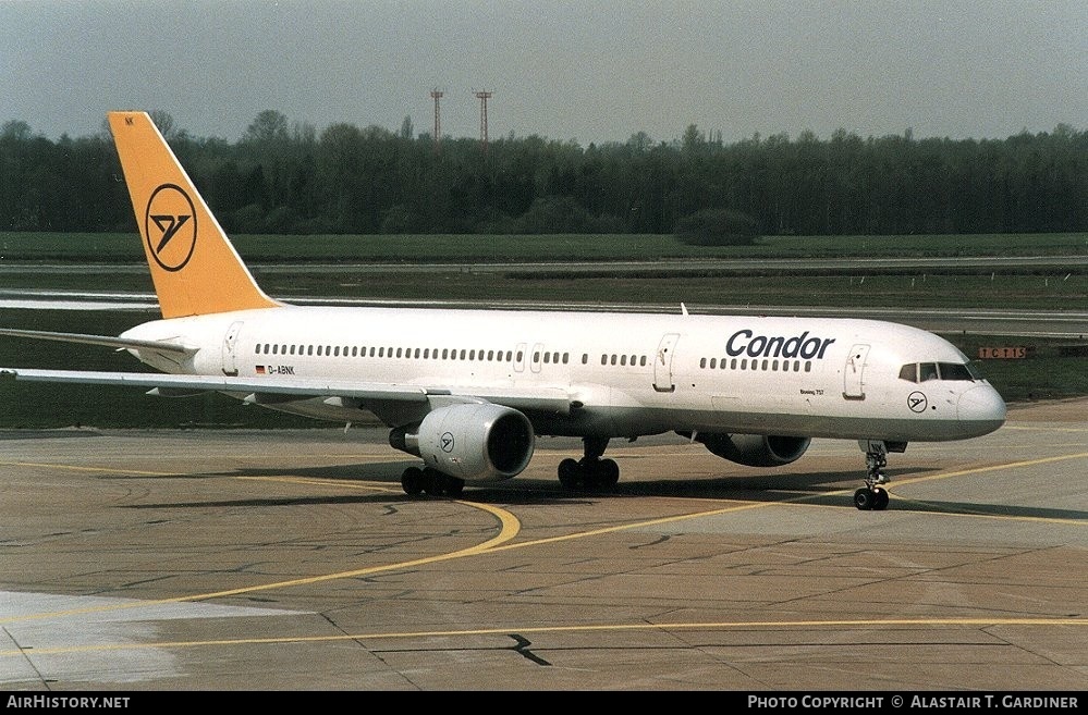 Aircraft Photo of D-ABNK | Boeing 757-230 | Condor Flugdienst | AirHistory.net #54747