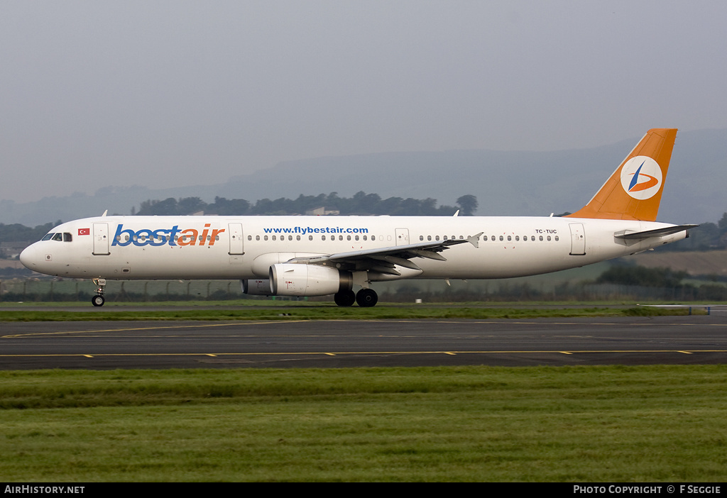 Aircraft Photo of TC-TUC | Airbus A321-131 | Bestair | AirHistory.net #54749