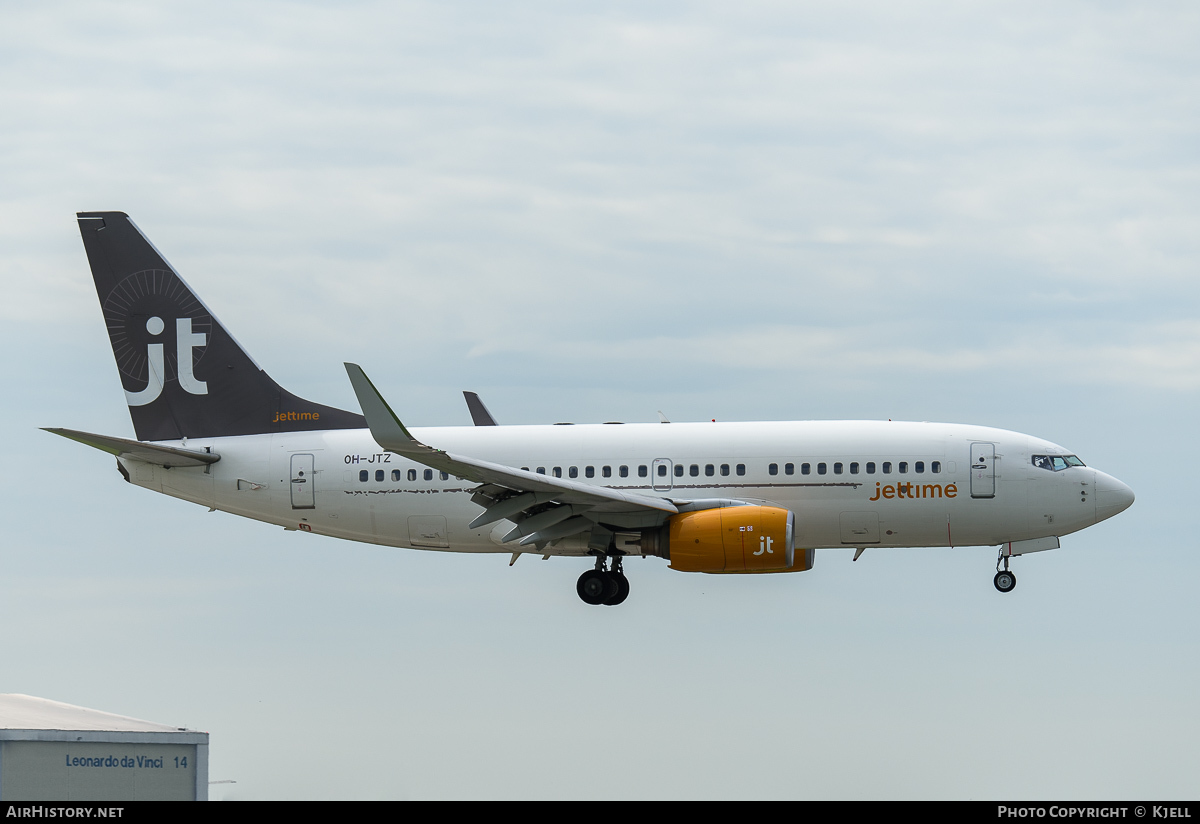 Aircraft Photo of OH-JTZ | Boeing 737-73S | Jettime | AirHistory.net #54764