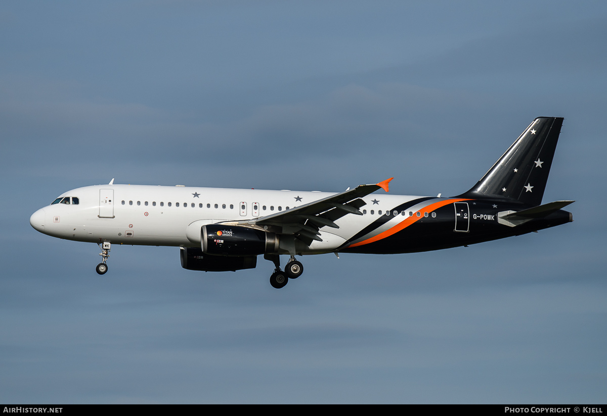 Aircraft Photo of G-POWK | Airbus A320-233 | Titan Airways | AirHistory.net #54768
