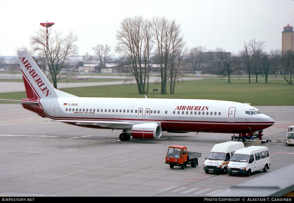 Aircraft Photo of D-ABAE | Boeing 737-46J | Air Berlin | AirHistory.net #54775