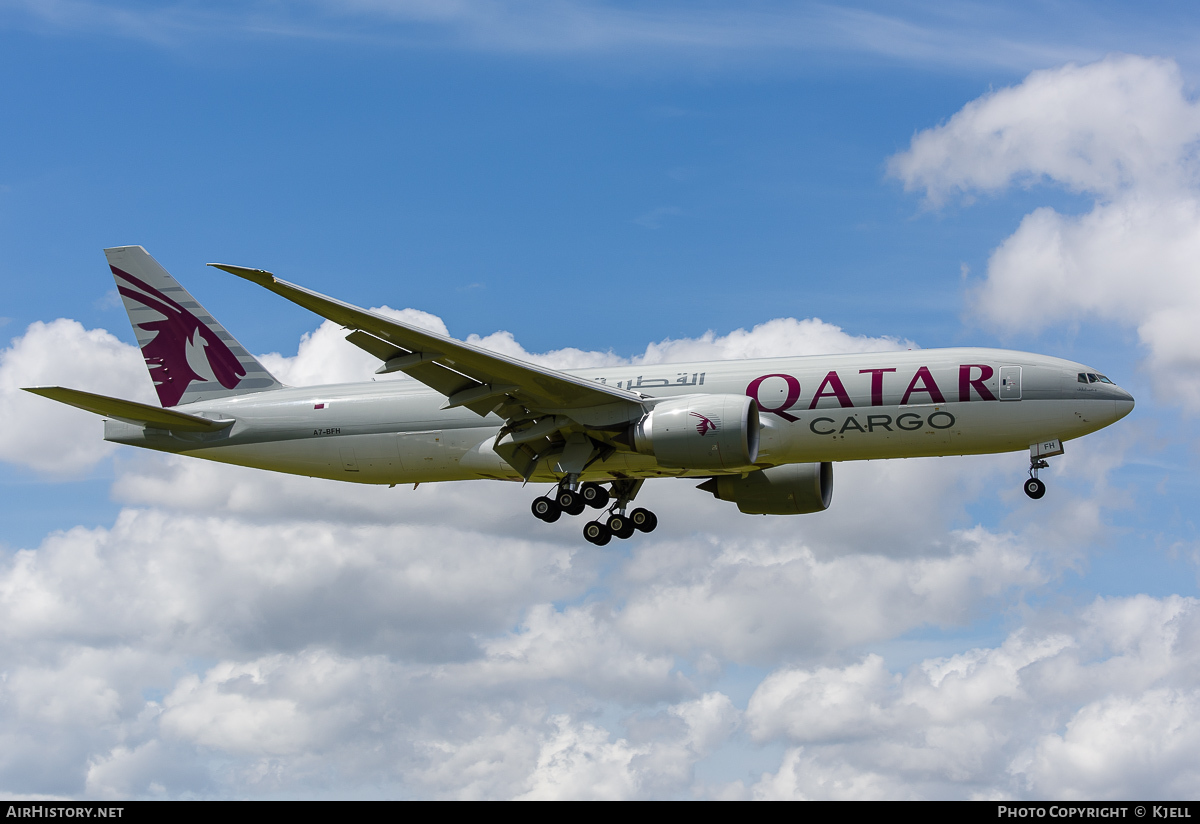 Aircraft Photo Of A7 Bfh Boeing 777 Fdz Qatar Airways Cargo