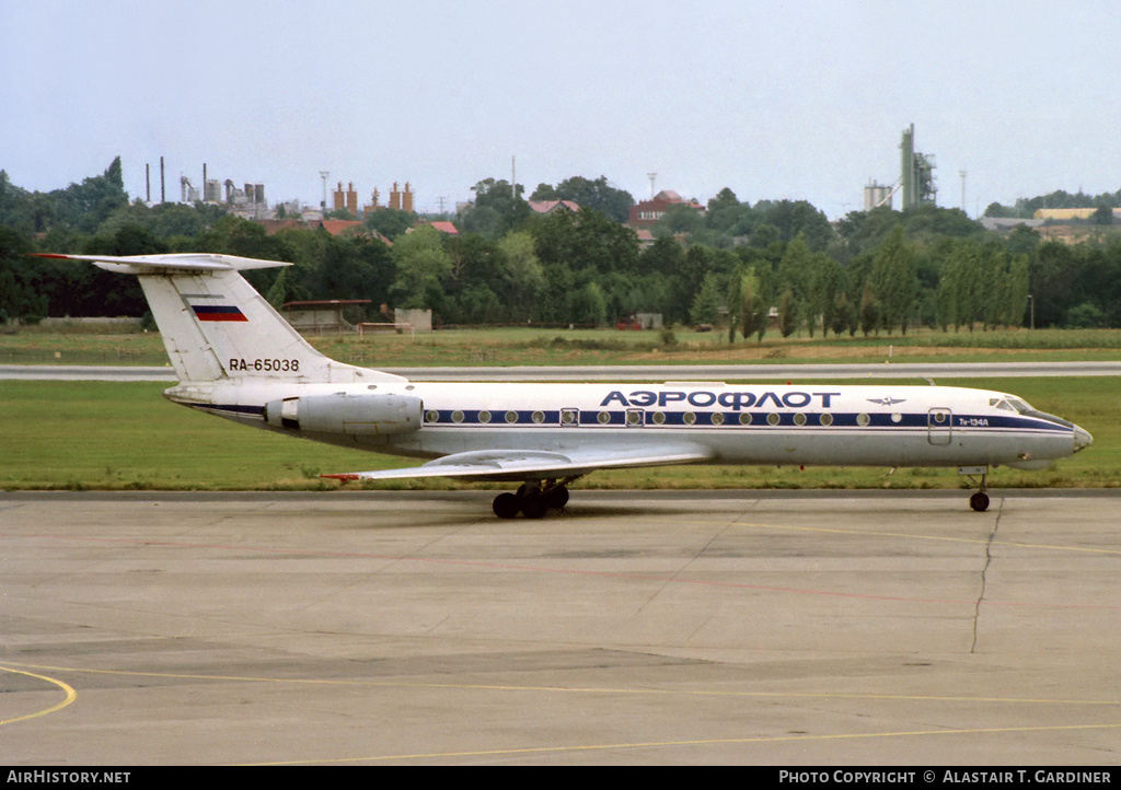 Aircraft Photo of RA-65038 | Tupolev Tu-134A | Aeroflot | AirHistory.net #54788
