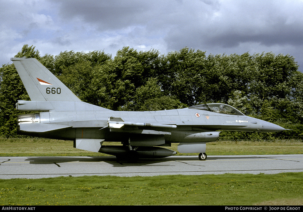 Aircraft Photo of 660 | General Dynamics F-16A Fighting Falcon | Norway - Air Force | AirHistory.net #54799