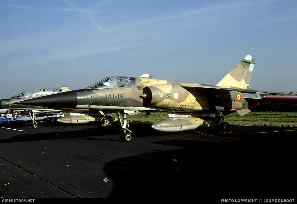 Aircraft Photo of C14-15 | Dassault Mirage F1CE | Spain - Air Force | AirHistory.net #54851