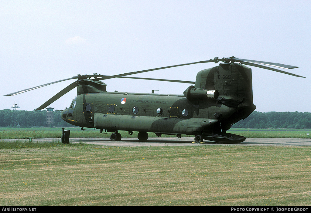 Aircraft Photo of D-665 | Boeing CH-47D Chinook (414) | Netherlands - Air Force | AirHistory.net #54859