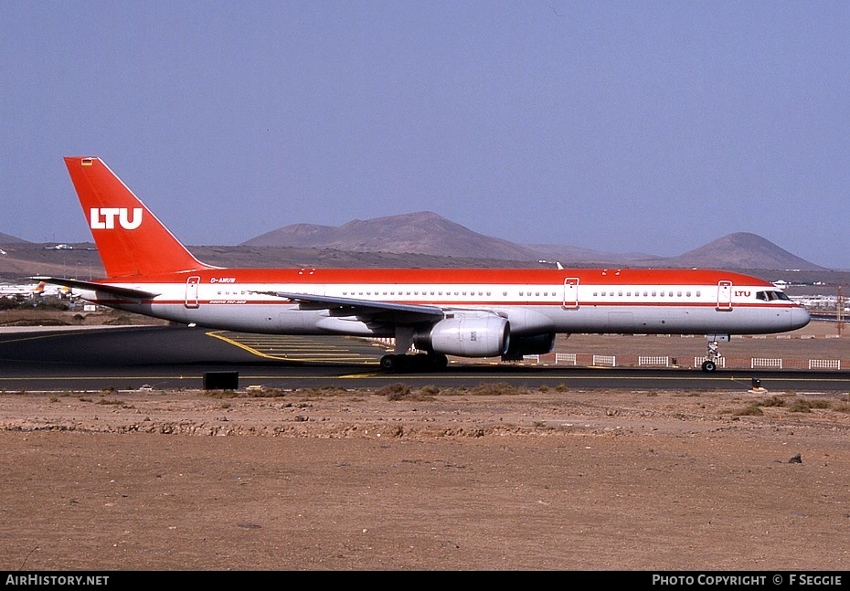 Aircraft Photo of D-AMUW | Boeing 757-2G5 | LTU - Lufttransport-Unternehmen | AirHistory.net #54860