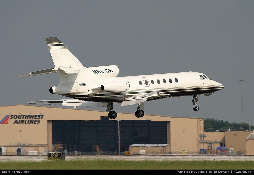 Aircraft Photo of N551CW | Dassault Falcon 50 | AirHistory.net #54865