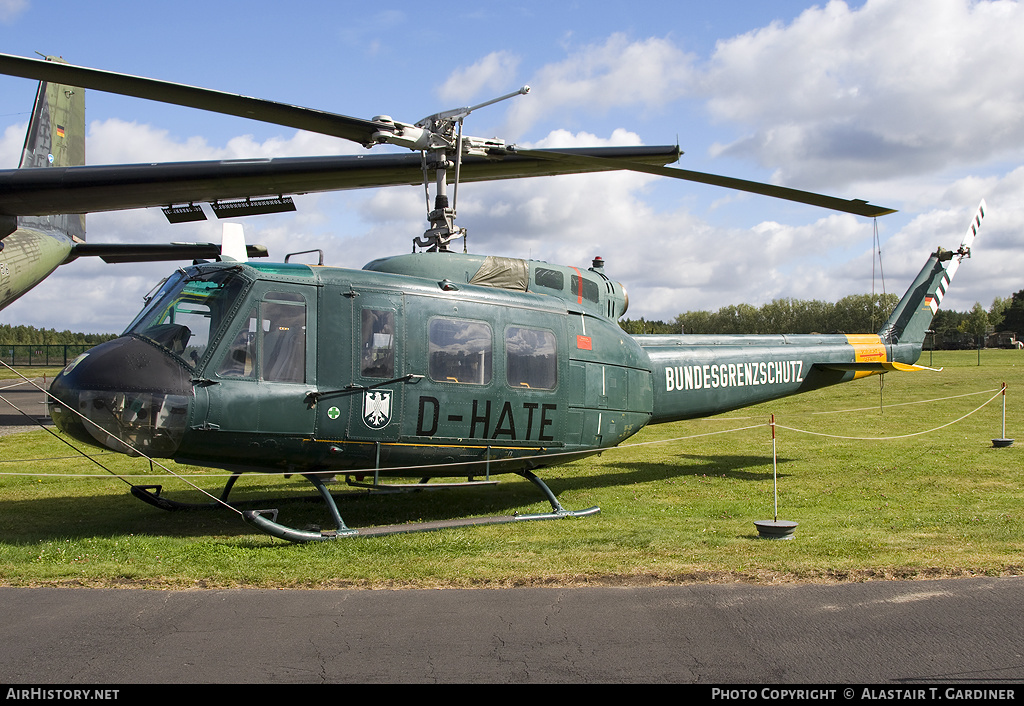Aircraft Photo of D-HATE | Bell UH-1D Iroquois | Bundesgrenzschutz | AirHistory.net #54879