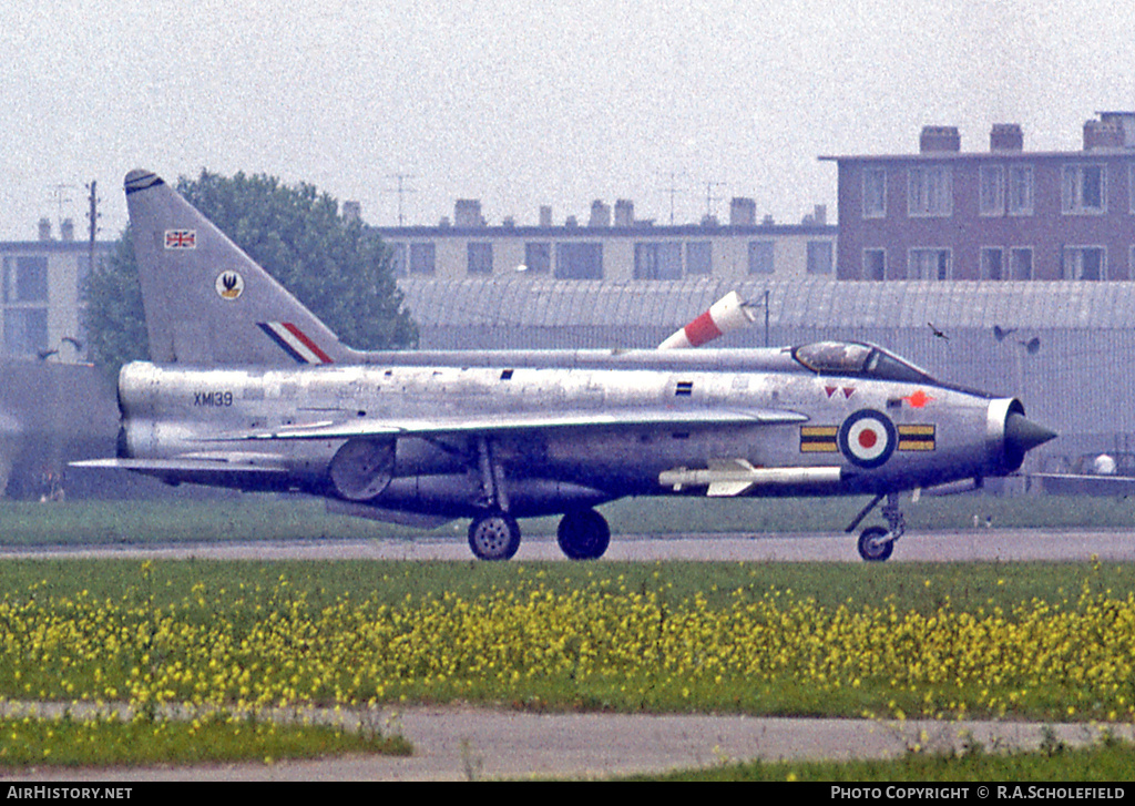 Aircraft Photo of XM139 | English Electric Lightning F1 | UK - Air Force | AirHistory.net #54896