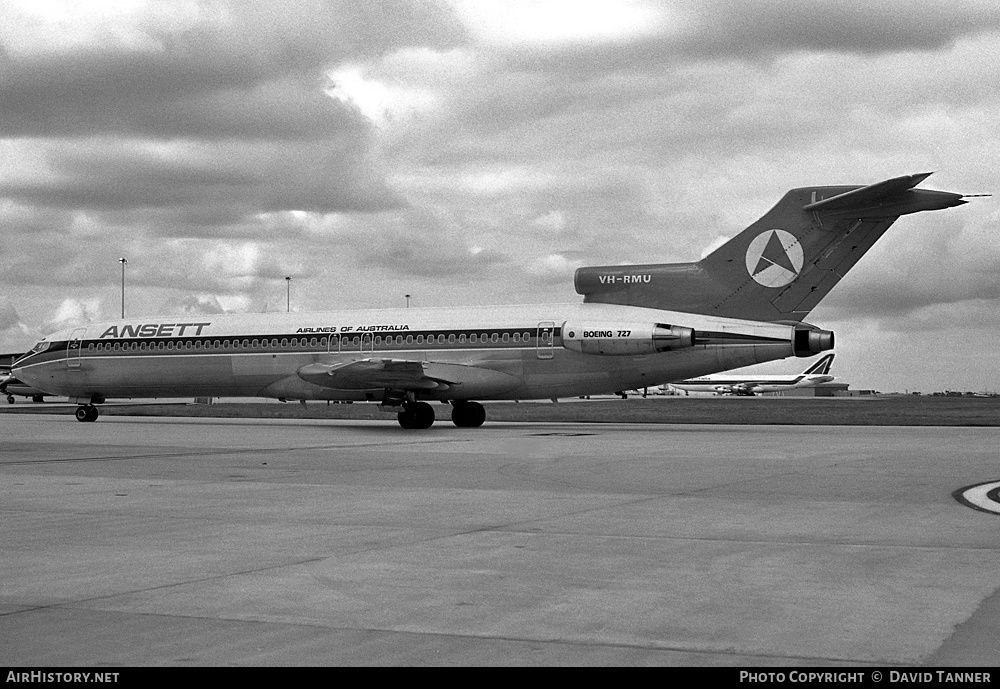 Aircraft Photo of VH-RMU | Boeing 727-277/Adv | Ansett Airlines of Australia | AirHistory.net #54906