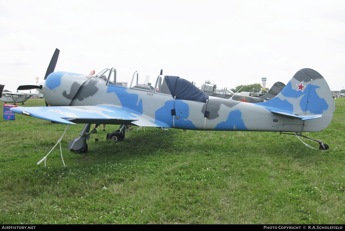 Aircraft Photo of N343DC | Yakovlev Yak-52TW | Soviet Union - Air Force | AirHistory.net #54914