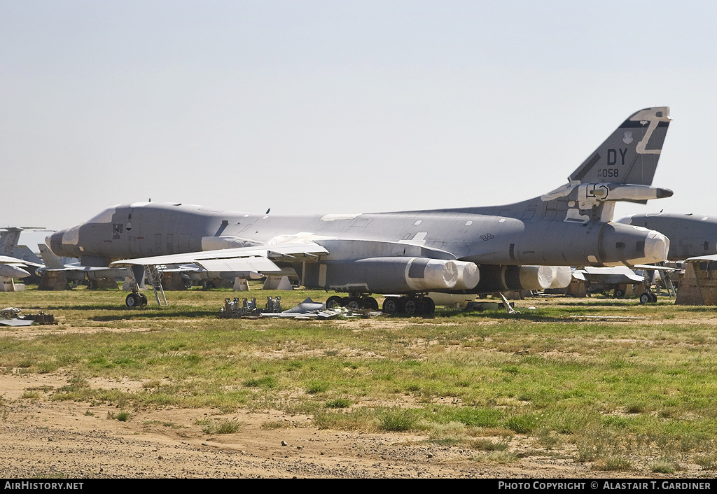 Aircraft Photo of 84-0058 / AF84-058 | Rockwell B-1B Lancer | USA - Air Force | AirHistory.net #54945